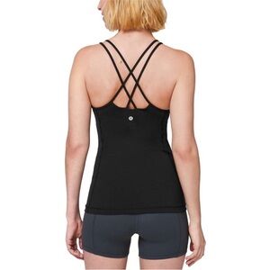 lululemon athletica Black Strappy Racerback Tank Top